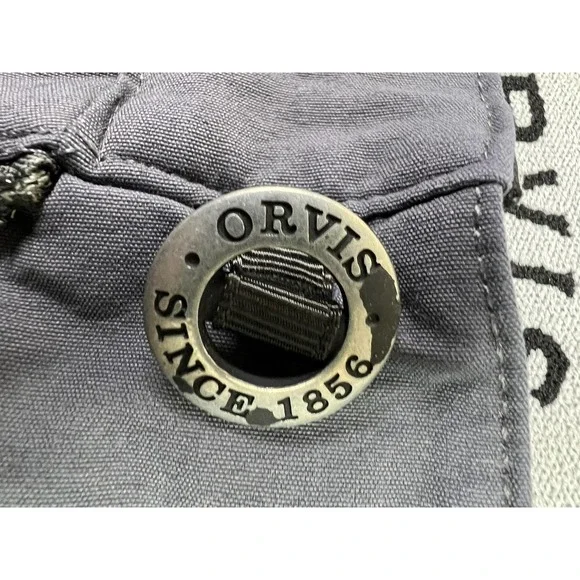 Orvis Pants Mens 36x32 Gray Nylon Stretch Water Repellent Outdoor Hiking Tech - Picture 5 of 14